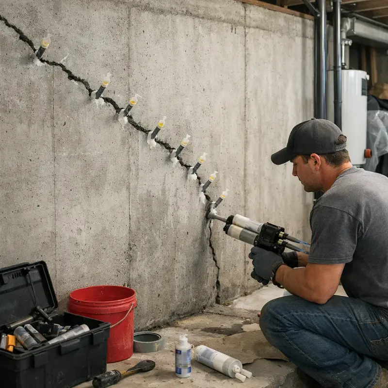 Basement Wall Crack Repair Perth Amboy
